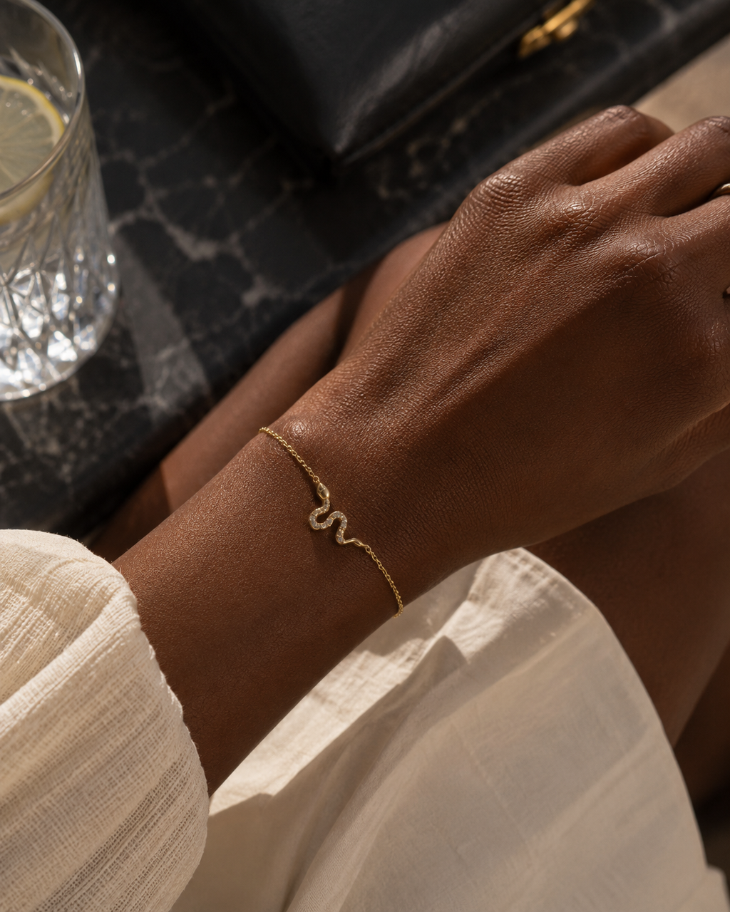 Adjustable Serpentina Snake Bracelet | 925 Sterling Silver